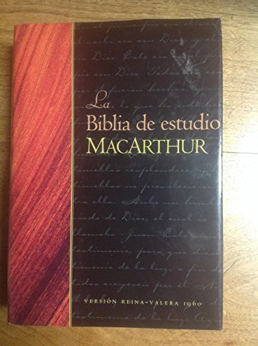 Beispielbild fr La Biblia de Estudio MacArthur-RV 1960 = MacArthur Study Bible-RV 1960 zum Verkauf von ThriftBooks-Dallas