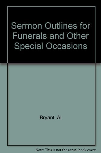 Funeral Sermons Outlines Abebooks