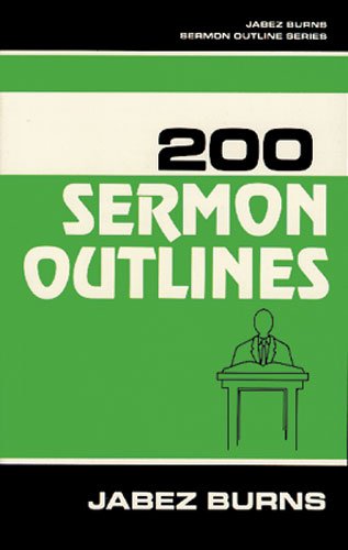 Imagen de archivo de 200 Sermon Outlines a la venta por Once Upon A Time Books