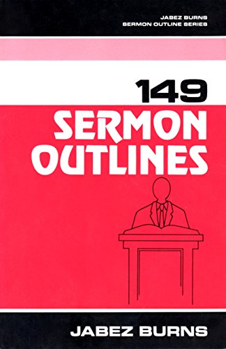 Imagen de archivo de 149 Sermon Outlines a la venta por HPB-Emerald
