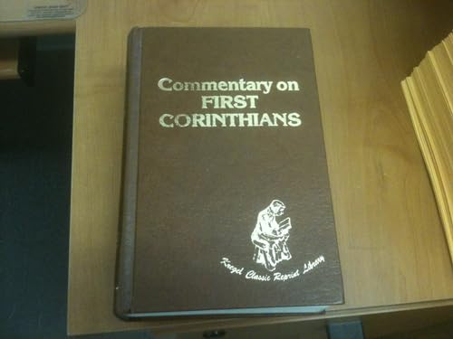 Imagen de archivo de Commentary on First Corinthians a la venta por HPB-Diamond