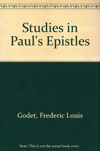 Beispielbild fr Studies in Paul's Epistles zum Verkauf von ThriftBooks-Atlanta