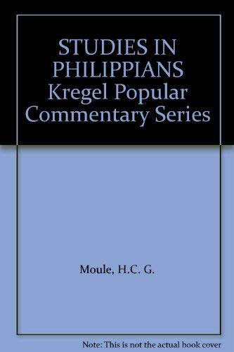 Imagen de archivo de Studies in Philippians (Kregel popular commentary series) a la venta por Wonder Book