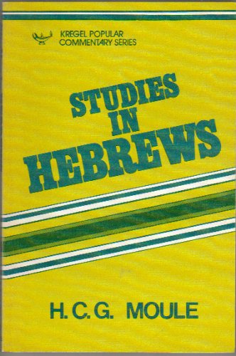 Imagen de archivo de Studies in Hebrews a la venta por Wonder Book