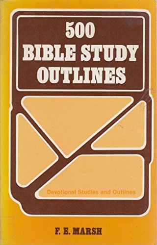 Beispielbild fr 500 Bible Study Outlines zum Verkauf von Front Cover Books