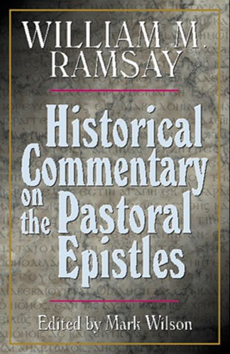 Imagen de archivo de Historical Commentary on the Pastoral Epistles a la venta por HPB-Emerald