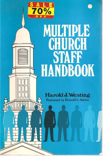Beispielbild fr Multiple Church Staff Handbook zum Verkauf von Wonder Book