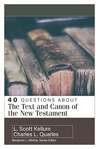 Beispielbild fr 40 Questions About the Text and Canon of the New Testament zum Verkauf von BooksRun