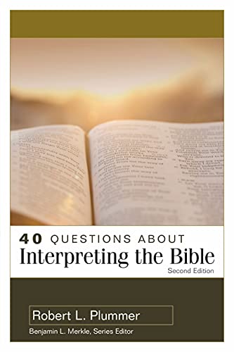 Beispielbild fr 40 Questions About Interpreting the Bible zum Verkauf von Blackwell's