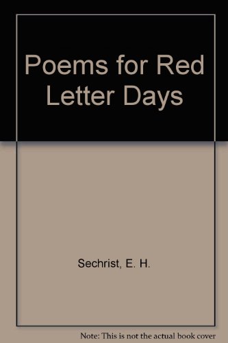 Stock image for Poems for Red Letter Days for sale by ThriftBooks-Atlanta