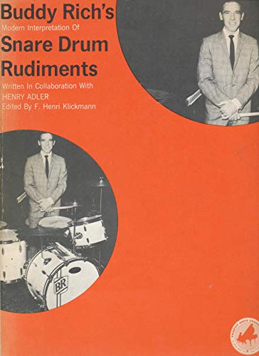 9780825610035: Buddy Rich's Modern Interpretation of Snare Drum Rudiments (Drums)