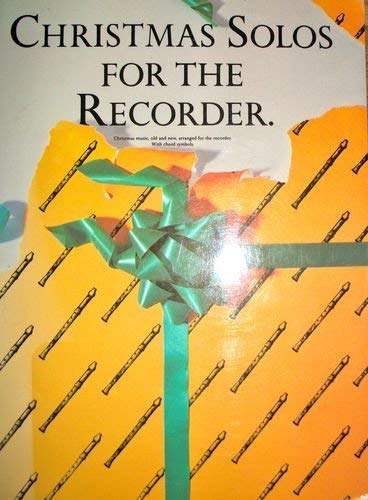Beispielbild fr Christmas Solos For The Recorder zum Verkauf von HPB-Emerald