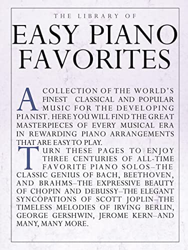 Stock image for The Library of Easy Piano Favorites for sale by ThriftBooks-Dallas