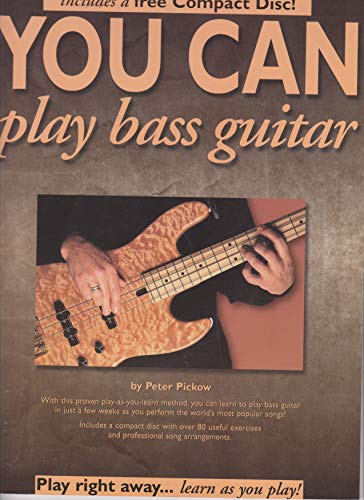 Imagen de archivo de You Can Play Bass Guitar [With CD] a la venta por ThriftBooks-Dallas
