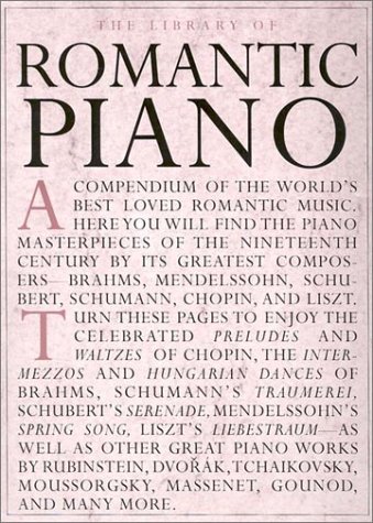 9780825617102: The Library of Romantic Piano
