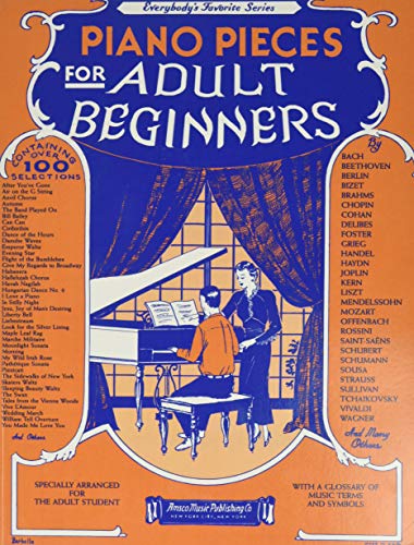 Imagen de archivo de Piano Pieces for the Adult Beginner, No. 251 a la venta por -OnTimeBooks-