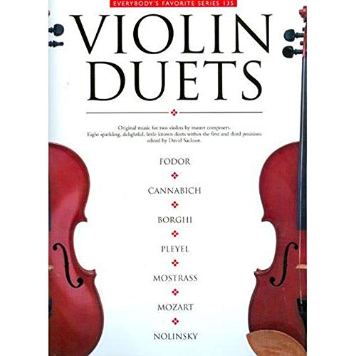 9780825621352: Everybody'S Favorite Series 135 Violin Duets (Sackson David) Vln Book