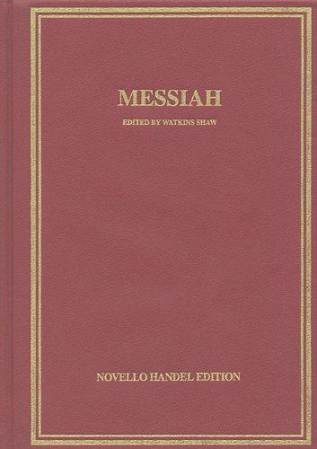 Imagen de archivo de Messiah: Vocal Score Hardcover a la venta por GF Books, Inc.