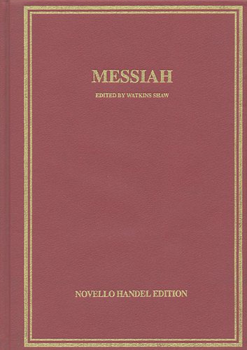 9780825627842: Messiah: Vocal Score: Novello Handel Edition
