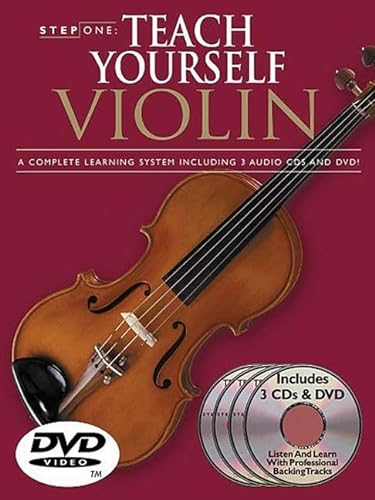 Stock image for Step One: Teach Yourself Violin Course: A Complete Learning System Book/3 CDs/DVD Pack for sale by SecondSale
