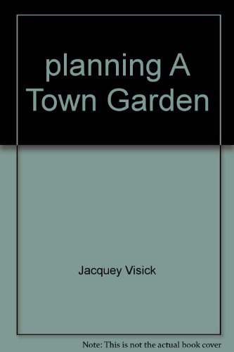 Beispielbild fr Title: planning A Town Garden zum Verkauf von AwesomeBooks