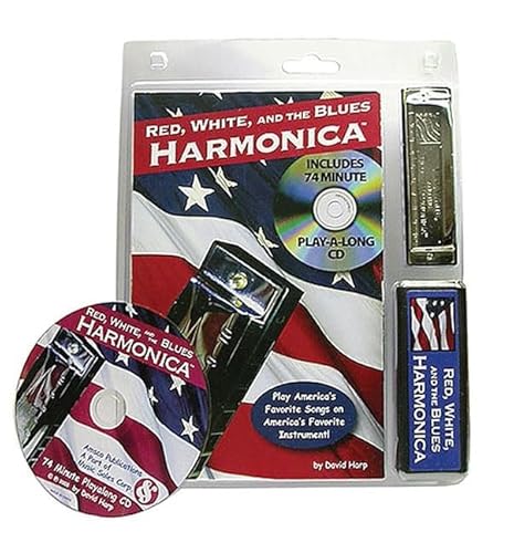 9780825634116: Red White and the Blues Harmonica [With] Harmonica and Case: Book/CD/Harmonica Pack