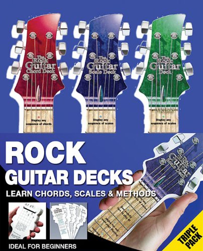 9780825635434: The Rock Guitar Triple Deck: Scales, Chords & Method
