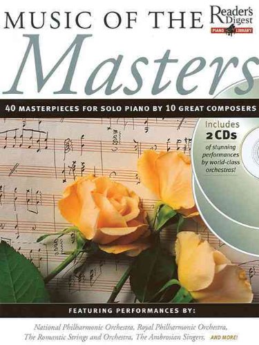 Imagen de archivo de Music of the Masters: Readers Digest Piano Library Book/2-CD Pack a la venta por Zoom Books Company