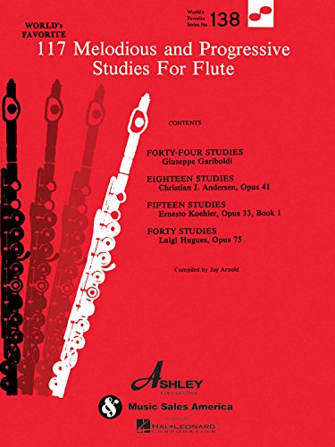 117 Melodious and Progressive Studies for Flute: Worlds Favorite Series #138 (Worlds Favorite, 138) - Various