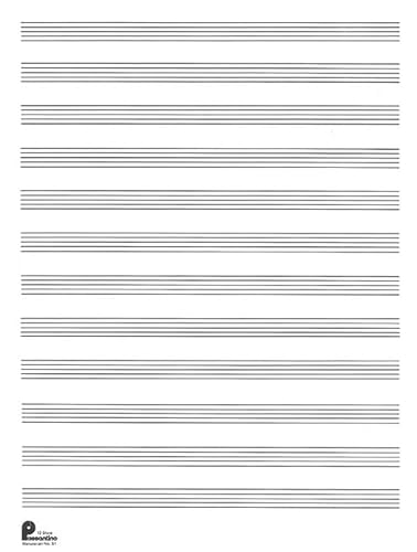 9780825690013: Music Papers Manuscript Paper: No. 51 12 Stave 80 Pages