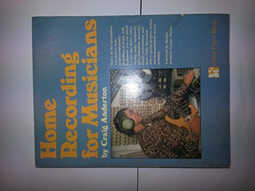 Beispielbild fr Home Recording for Musicians zum Verkauf von Wonder Book