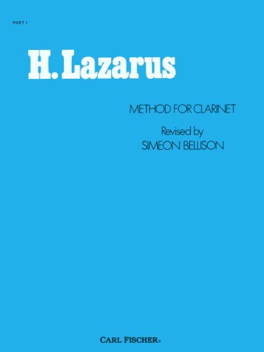 9780825802065: O327 - Method for Clarinet - Part 1 - Lazarus