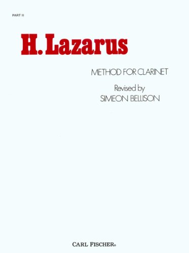 9780825802072: H. lazarus clarinette
