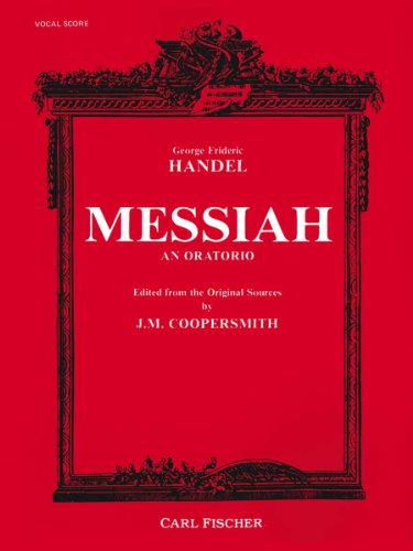 Beispielbild fr The Messiah : Complete Oratorio zum Verkauf von Better World Books