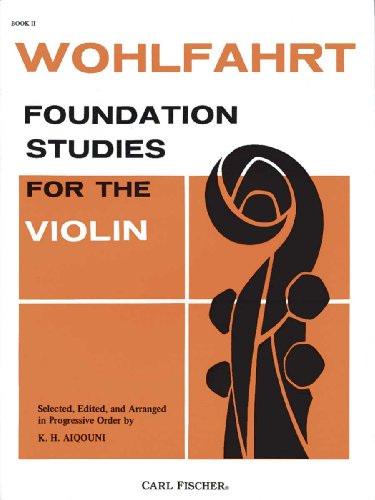 Stock image for Foundation Studies for the Violin - Book II for sale by Wonder Book