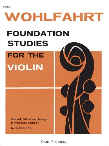 9780825803123: Foundation Studies for the Violin - Book II