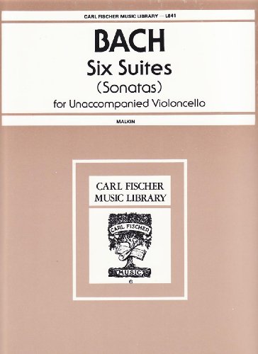 SIX SUITES VIOLONCELLE (9780825803338) by JOHANN SEBASTIAN BAC