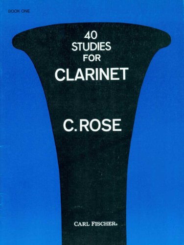 Beispielbild fr 40 Studies for Clarinet, Book 1 zum Verkauf von BooksRun