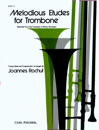 Beispielbild fr O1596 - Melodious Etudes for Trombone - Book 3 zum Verkauf von Half Price Books Inc.