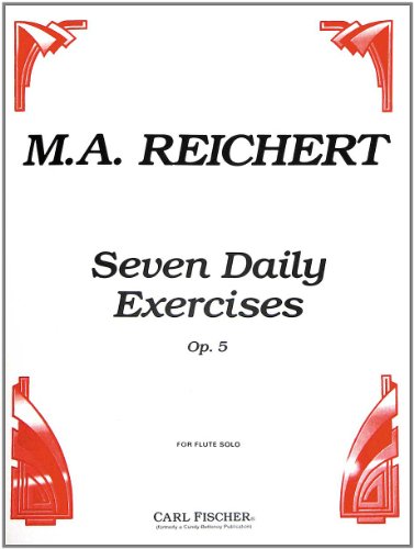 Stock image for CU149 - Seven Daily Exercises Op. 5 - Flute Solo with Piano Accompaniment for sale by GF Books, Inc.