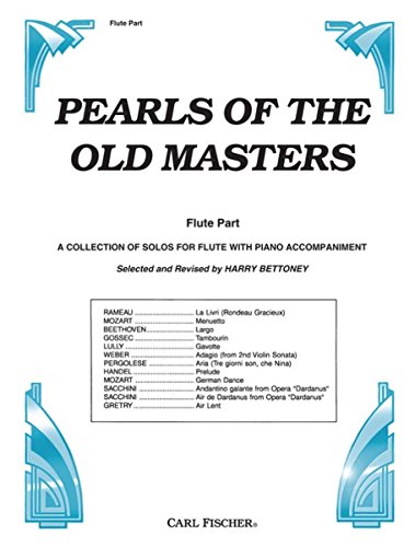 Beispielbild fr CU128 - Pearls of the Old Masters - Vol. I (FLUTE TRAVERSIE) zum Verkauf von Wonder Book