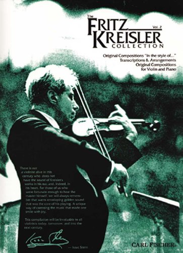 Beispielbild fr The Fritz Kreisler Collection - Volume 2 zum Verkauf von Wizard Books