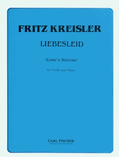 9780825822483: Liebesleid for Violin and Piano