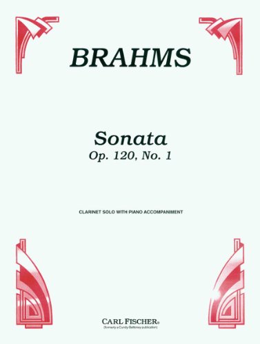 Brahms: Sonata No. 1 (9780825823978) by Johannes Brahms