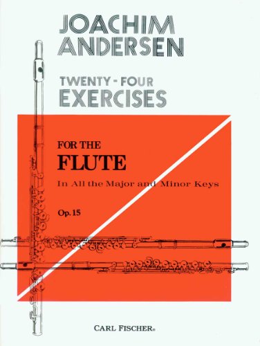 O2949 - Twenty-Four Exercises for Flute, Op. 15 (FLUTE TRAVERSIE) (9780825824364) by Joachim Andersen