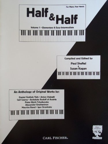 Stock image for Half & Half Vol 1 - One Piano Four Hands - Elementary & Easy-Intermediate Duets for sale by Teachers Discount Music