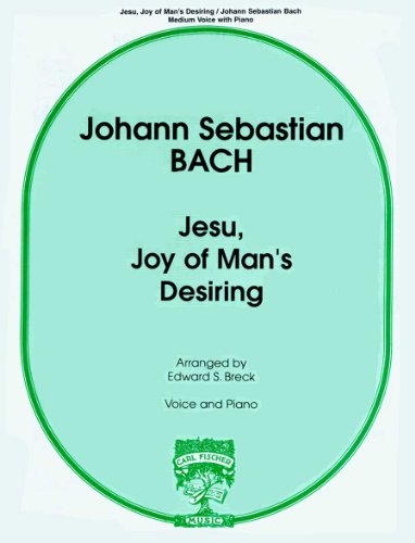 Beispielbild fr Bach: Jesu, Joy of Man's Desiring zum Verkauf von Irish Booksellers