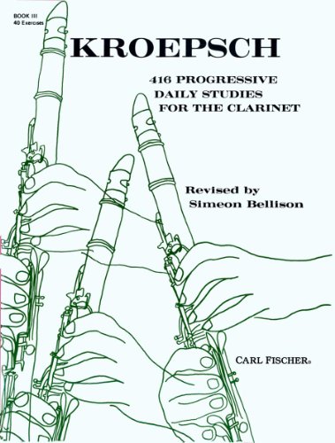 Stock image for O314 - 416 Progressive Daily Studies for the Clarinet - Book III for sale by Revaluation Books