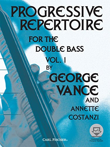 9780825833298: Progressive Repertoire for the Double Bass, Vol. 1 (Book & MP3)