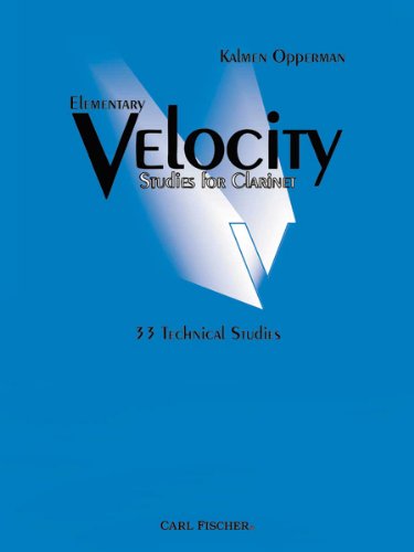 Stock image for O5432 - Elementary Velocity Studies for Clarinet for sale by Books Unplugged